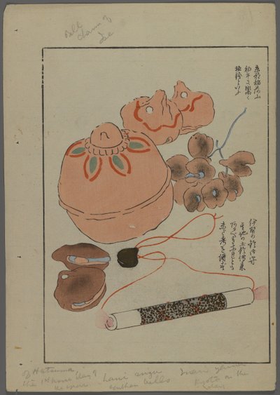 日本のおもちゃ、清水清風の海の友（A Childs Friends）、1891-1923年。ベル、ガラガラ。 作： Shimizu Seifu